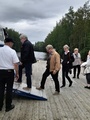 Nousimme laivaan ja hieno maisemamatka alkoi