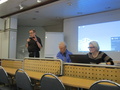 Markku Kokkola selvitti kokousväelle E-seniorit 100 v. juhlakirjan edistymistä.