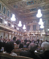 Konsertti Musikvereinin salissa