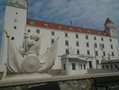 Bratislavan linna Slovakian pääkaupungissa